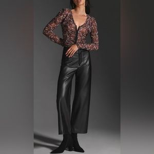 Maeve Collete Faux Leather Pants